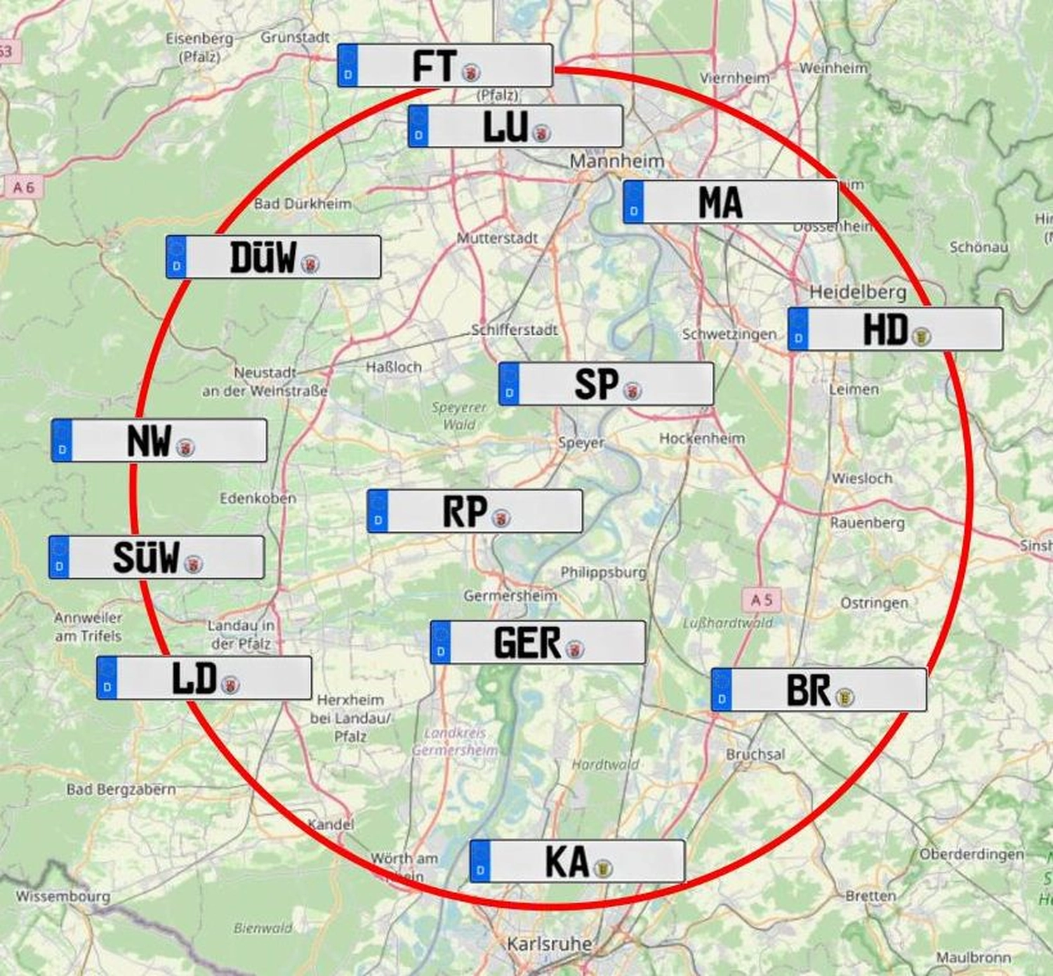 Ingenieurbüro Loefflad - Einzugsgebiet